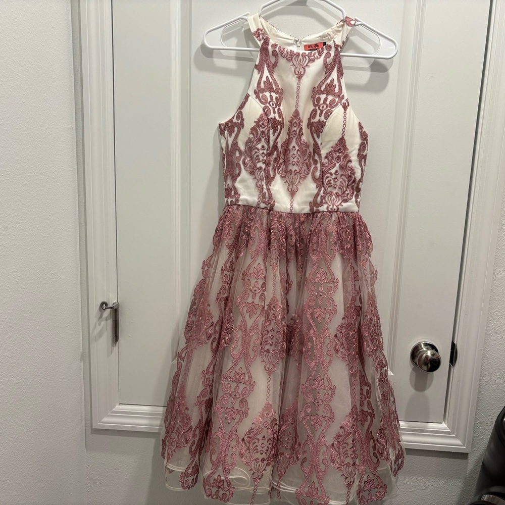 Chi Chi London Tulle Embroidered dress